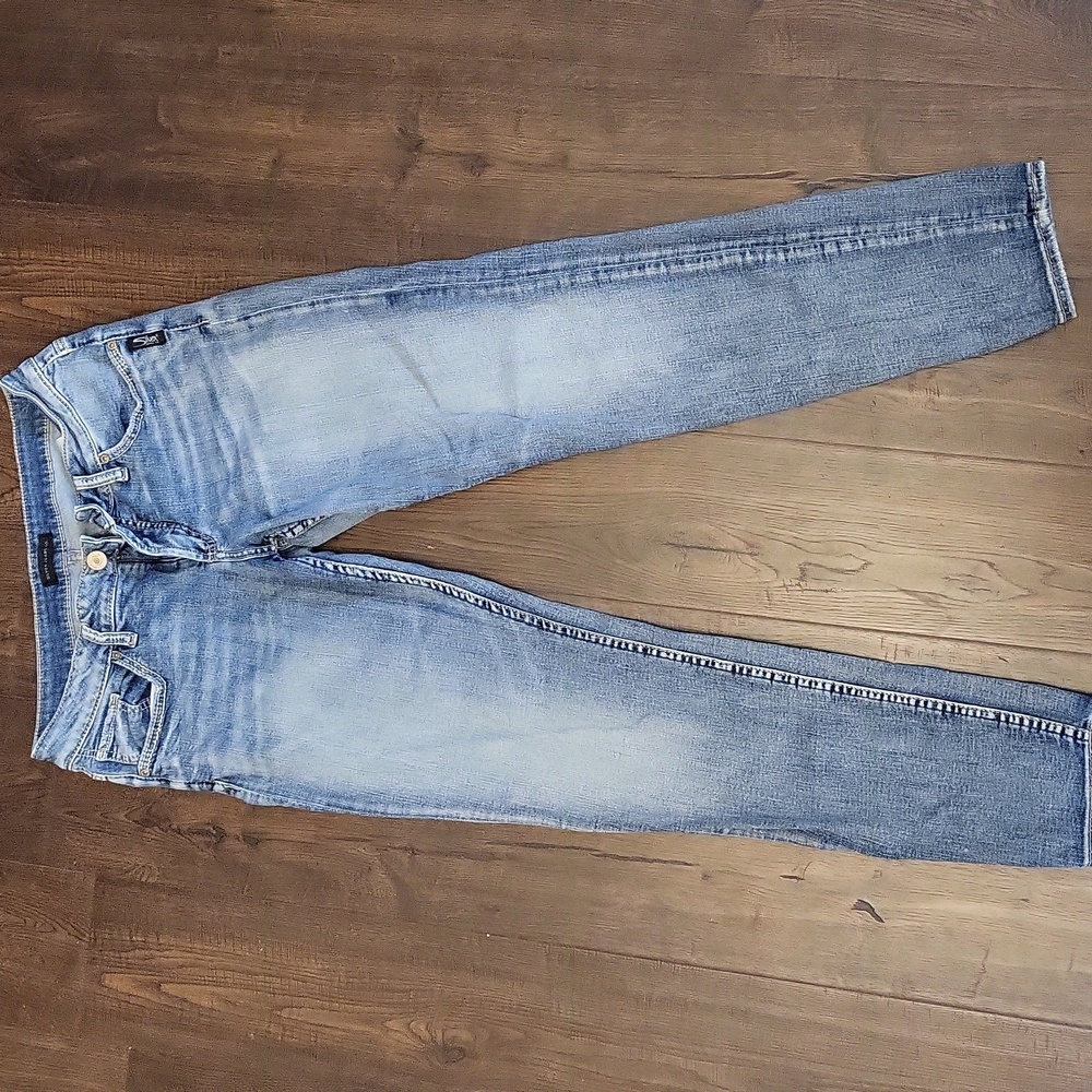 Silver Boyfriend Jeans W28 L29